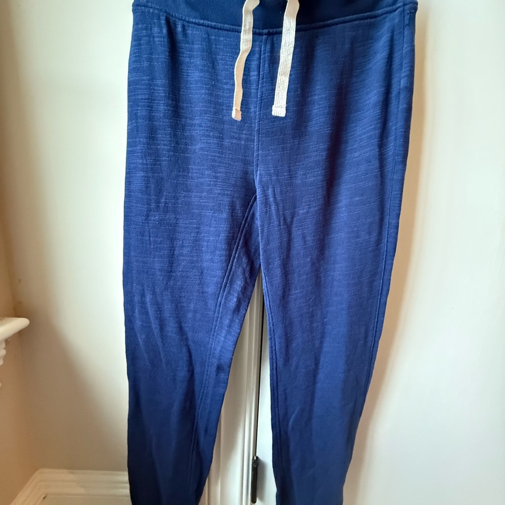 NEW J. Crew Navy Joggers with White Drawstring